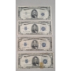 Image 1 : (4) Assorted Series United States $5 Silver Certificates - Face Value: $20.00