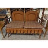 Image 2 : *Pick Up At Mantua Home-No Shipping Available* Great Condition MCM Wood Arm Retro 43''x23'' Loveseat