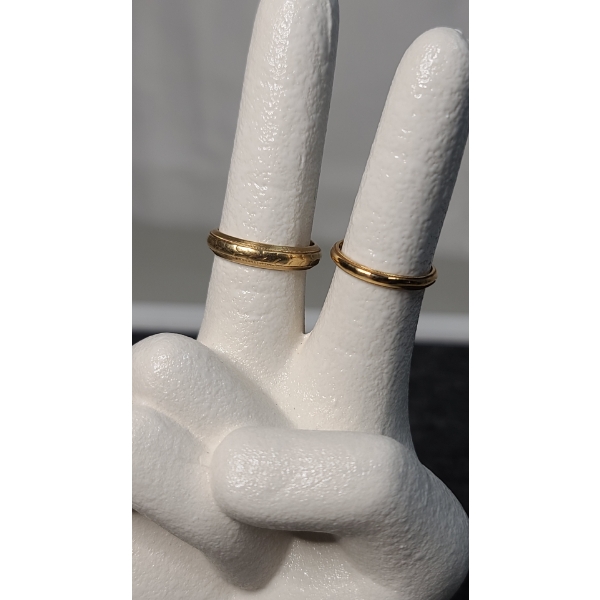 (2) 14K Gold Rings Weighing 7 Grams