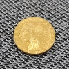 Image 2 : 1925 United States $2.50 Gold Indian Head Coin ~ AGW: 0.121 Oz ~ Mintage of 578,000