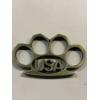 Image 1 : Brand New Army Green USA Self Defense Brass Knuckles or A Paperweight - Mint Condition - High Qualit