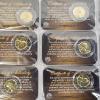 Image 4 : Assortment of Gold-Plated Wheat Cents with 1 Black Ruthenium Cent Coin FV: $.22 
