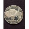 Image 2 : Golden State Mint 1/2 Troy Oz .999 Fine Silver Indian Buffalo Coin - Mint Condition