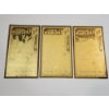 Image 8 : (3) 1/2 Goldback Notes: Arizona, Florida, Oklahoma - Each 1/2000th Troy Ounce 24K Gold