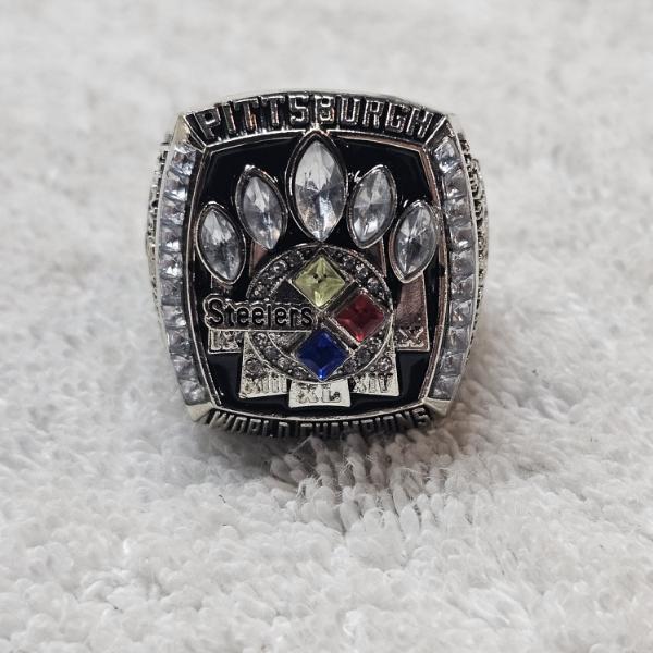 2005 Pittsburgh Steelers NFL Super Bowl XL Championship Hines Ward #86 Ring - Size 11