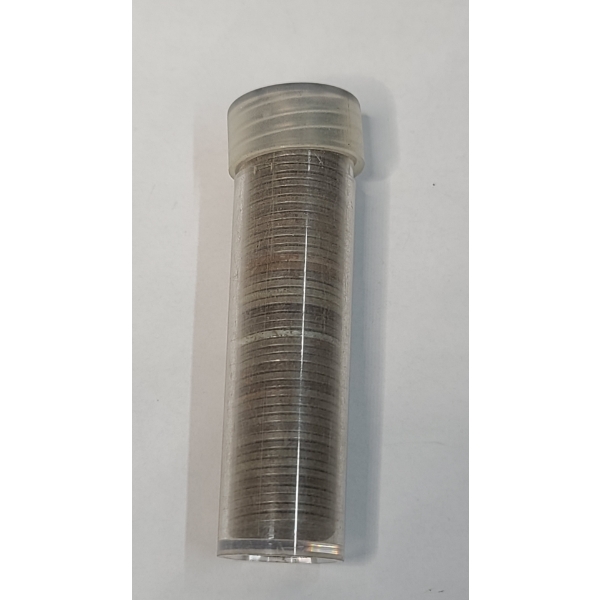 United States Lincoln Steel Cents In Plastic Coin Roll - Face Value: $0.51