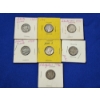 Image 1 : x7 United States 90% Silver Dimes: Assorted Years Liberty Head/Barber/Mercury FV: $0.70
