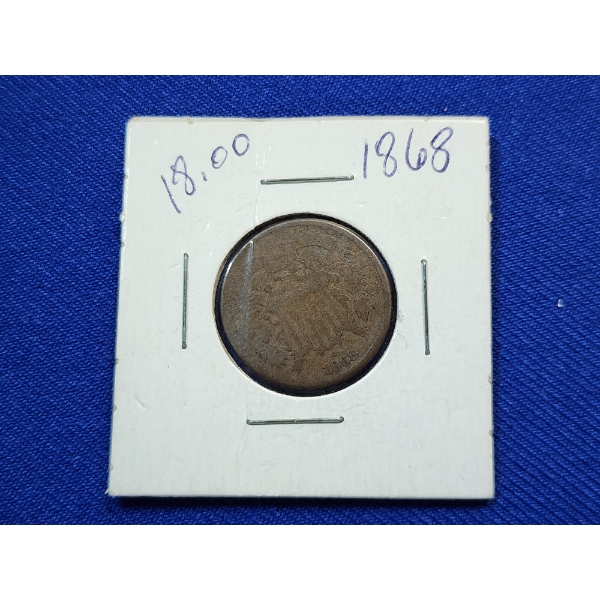 United States 1868 Two Cent Piece 