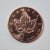 Image 1 : Canadian Maple Leaf Design 1 ADVP oz .999 Fine Copper Round 