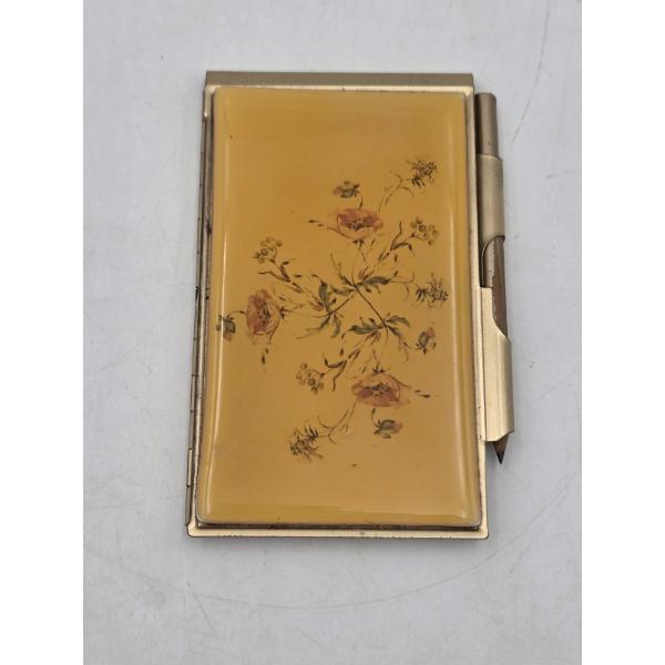 Beautiful Vintage Pocket Phone Number Book & Pencil In Great Shape!