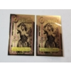 Image 1 : TWO 1/4th Idaho Goldback Notes - Each Containing 1/4000th Troy Ounce 24K Gold 