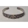 Image 7 : Sterling Silver Southwestern Style Cuff Bracelet & Rings With Turquoise - Total Weight: 26.1g