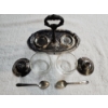 Image 15 : 13pc. Silver-Plated Tea Set (4.6lbs)