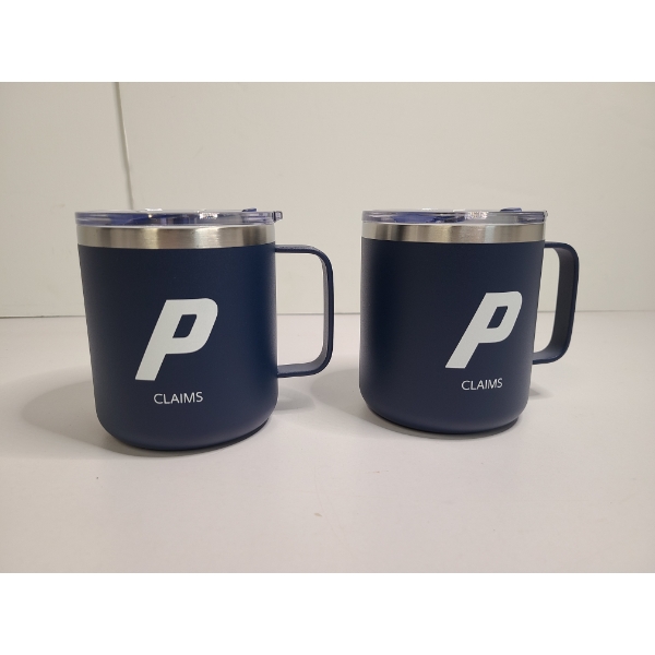 Camping Mugs - "P" Claims - 2 Mugs in Boxes 