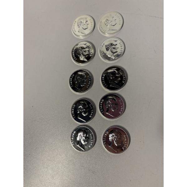 Abraham Lincoln Coins - Inaugurated President of the United States- set of 10 - March 4, 1861