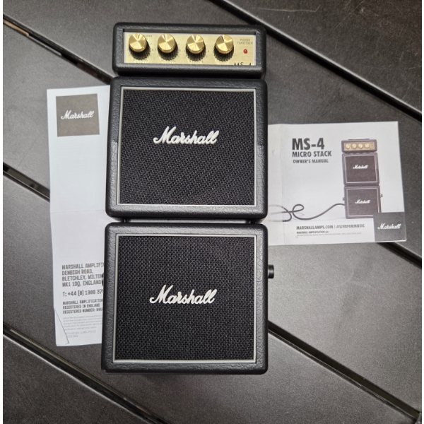 New! Marshall Micro Stack MS-4 Two Channels, 2 Speakers Amp