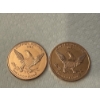 Image 2 : 2 - Twin Towers 9-11" We Shall Never Forget" - .999 Fine Copper Troy Ounce Coins - Mint