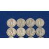 Image 6 : Assorted Years/Mint Marks 90% Silver Mercury Head Dimes - Face Value: $2.00
