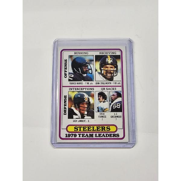 1979 Topps Football Card - Pittsburgh Steelers Team Leaders #319