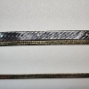 Image 4 : Two Sterling Silver Herringbone Necklaces Gold-Tone and Silver-Tone - TW: 21.7g