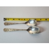 Image 5 : x2 Steiff "Rose" Pattern Sterling Silver Spoons TW: 78.1g