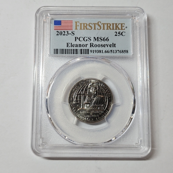 2023-S First Strike Eleanor Roosevelt Quarter - PCGS MS66