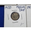Image 9 : x10 Assorted Years 90% Silver Mercury Dimes FV: $1.00