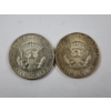 Image 3 : Two 1964 United States 90% Silver Kennedy Half Dollars ~ $1.00 Face Value