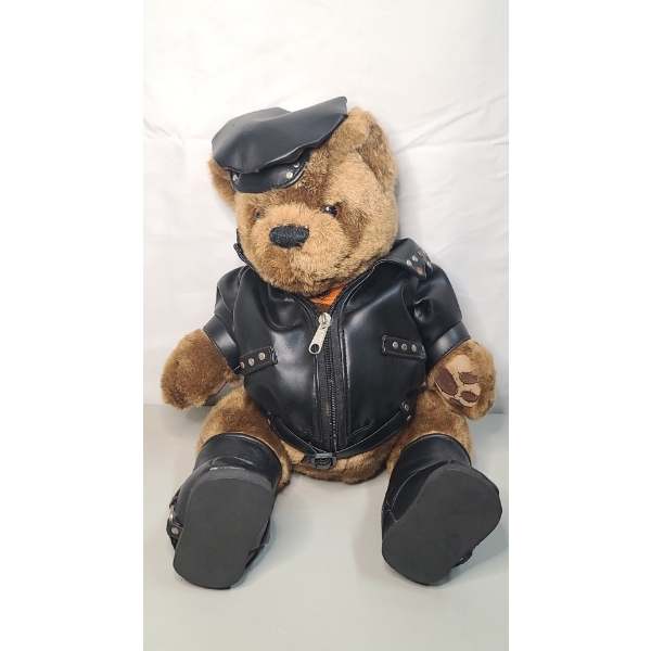Collectible 1997-1998 Harley-Davidson "Panhead Pete" Plush 18" Biker Bear