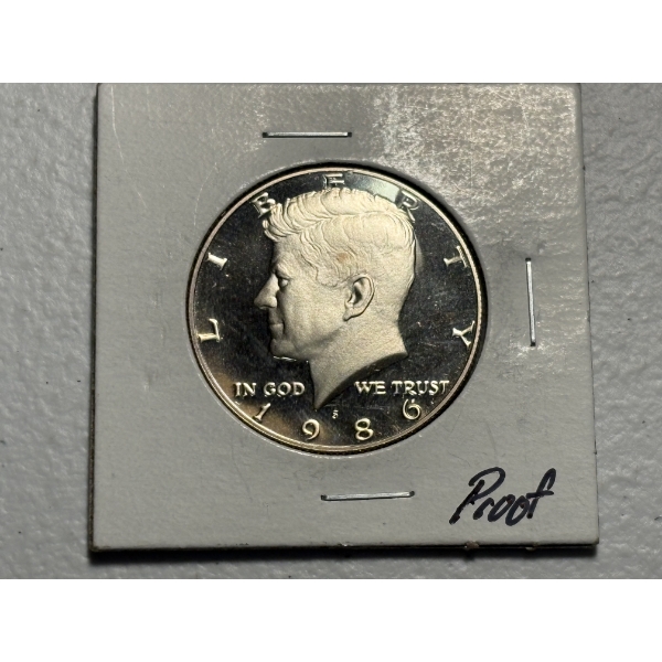 1986 Kennedy Half Dollar Proof