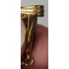 Image 3 : Elegant Victorian 10K Gold Carved Moss Agate Pendant - Total Weight: 1.4g