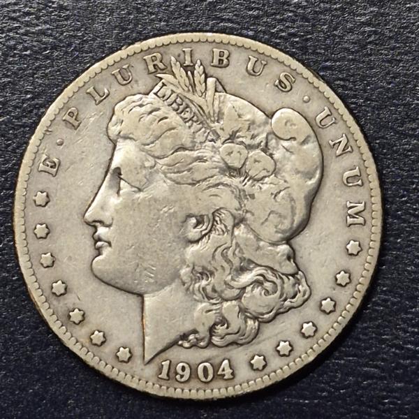 1904 S Morgan Silver Dollar - Very Fine Grade Estimate