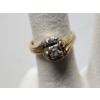 Image 1 : STUNNING Diamond & 14K Gold Ring ~ Size 6.5 ~ Weighing 5.1 Grams 