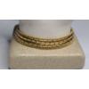 Image 1 : 14K Gold 8.5" Mesh Cuff Bracelet - Weight: 12.5g