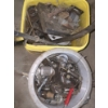 Image 3 : Scrap Metal Lot with Wooden Bench and Homemade Wooden Drawers