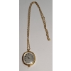 Image 1 : Vintage Trice Swiss-Made Wind-up Ladies' Necklace Pendant Watch With A Gold-tone Chain
