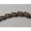 Image 3 : Vintage Sterling Silver "S" Curve 7.5" Tennis Bracelet - Weight: 10.7g