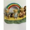 Image 1 :  Cherished Teddies "Follow the Yellow Brick Road" figurine set by Enesco - Tin Man - Dorothy