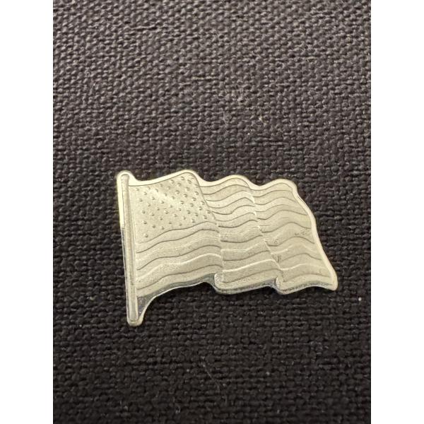 United States Flag 1 Gram Troy Oz Fine Pure .999 Silver Bar - Mint Condition - Exceptional