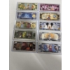 Image 4 : Rare Set Of 10 Disney Dollars - Million Dollar Bills In Protective Holder - Mint Condition