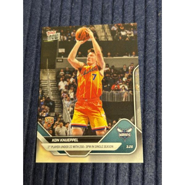 Kon Knueppel Topps Rookie Card Basketball - Charlotte Hornets - Card #228 - 2026 Topps Company