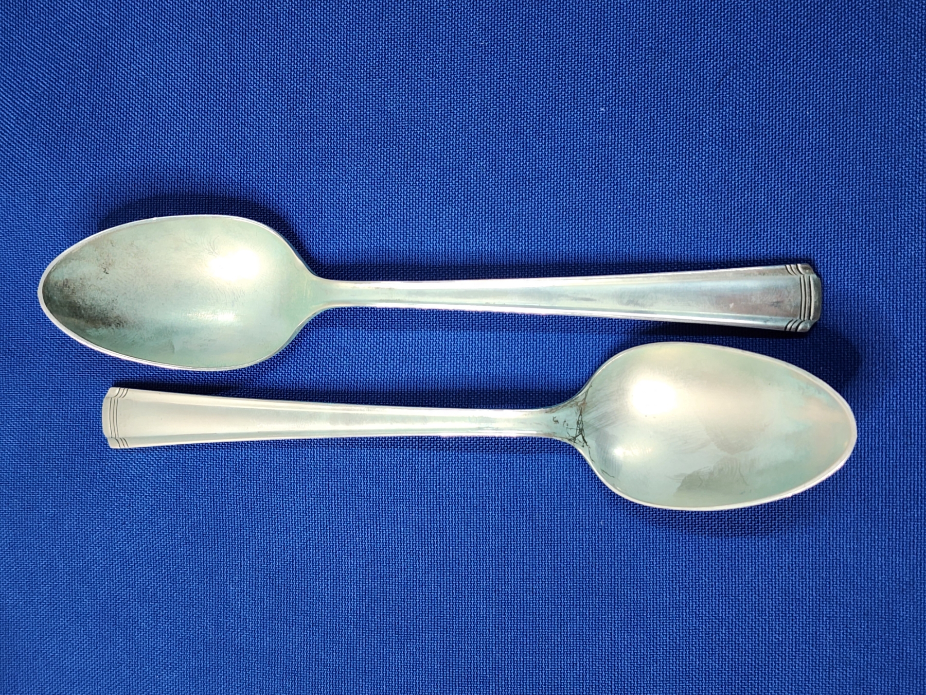 Two Sterling Silver Westmorland Spoons ~ Weighing 53.9 Grams - Bosley ...