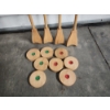 Image 2 : Vintage Wooden Shuffleboard Set 