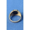 Image 6 : Men's 10K Gold Ring With Black Onyx - Size 10 - Weight: 4.8g