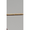 Image 3 : Pair Of 14K Yellow Gold Stud Back Earrings With Blue Gemstones - Weight: 1.8g
