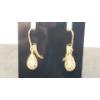 Image 3 : 14K Gold Dangle Earrings Total Weight 1.6 Grams