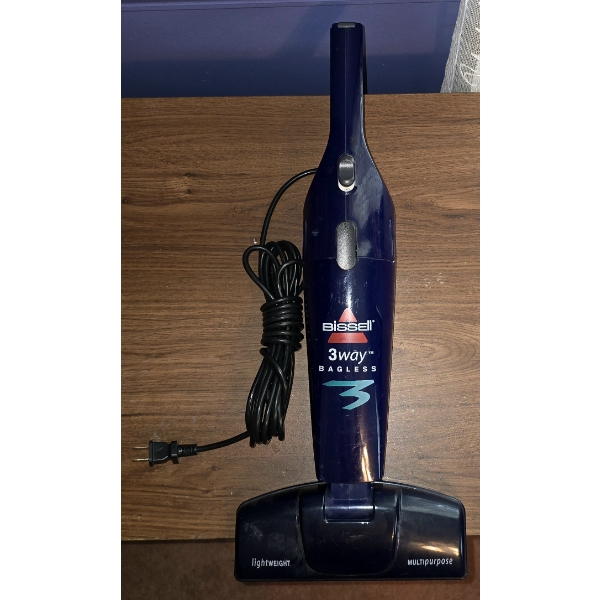 Bissell 3Way Bagless Dust Vacuum with Wide Sweeper Attachment - Corded, Good Suction
