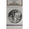 Image 2 : NGC 1987 MS 69 1 Troy Ounce .999 Fine Silver American Eagle