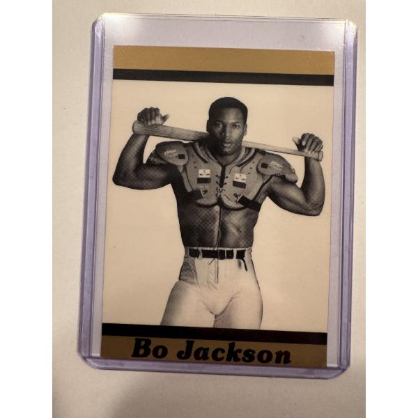 Rare 1990 Bo Jackson "BO KNOWS" Promotional Sports Card - High Grade Card - Mint Condition