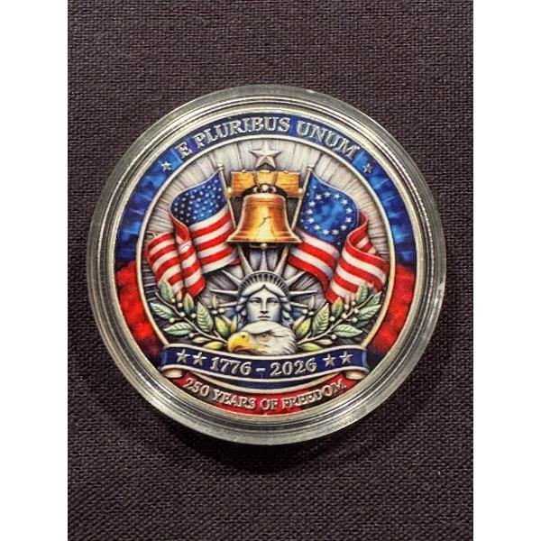 Limited Edition United States 250th Anniversary Commemorative Coin - Mint Condition In Capsule!